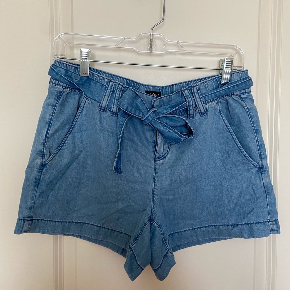 LOFT Chambray Shorts